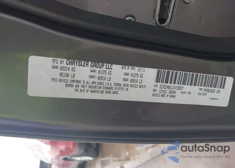 2012 Dodge Charger Se from USA, damaged, VIN 2C3CDXBG1CH159537